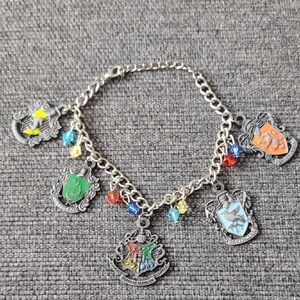 Hogwarts House Charm Bracelet